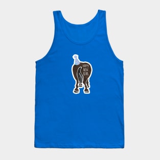 Happy New Rear - New Year's funny, joke, pun, gift Tank Top